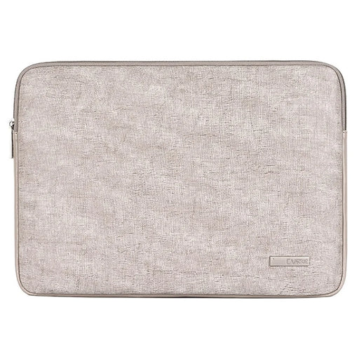 CANVASARTISAN L22-04 PU Leather Waterproof Notebook Carrying Bag Ultra-thin Laptop Sleeve - Light Grey/for 11-inch Laptop - 1