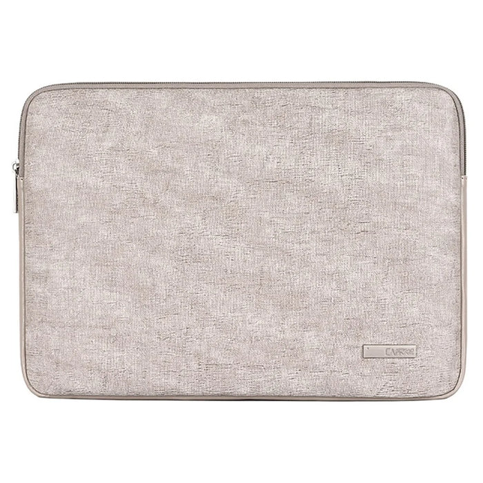 CANVASARTISAN L22-04 PU Leather Waterproof Notebook Carrying Bag Ultra-thin Laptop Sleeve - Light Grey/for 11-inch Laptop - 1