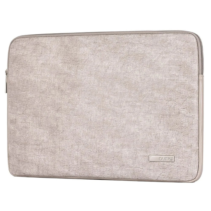 CANVASARTISAN L22-04 PU Leather Waterproof Notebook Carrying Bag Ultra-thin Laptop Sleeve - Light Grey/for 11-inch Laptop - 2