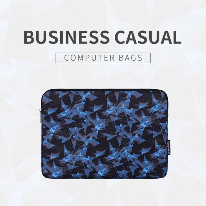 CANVASARTISAN H11-01 3D Diamond Pattern Laptop Notebook Protective Sleeve Bag - Blue/for 11-inch Laptop - 5