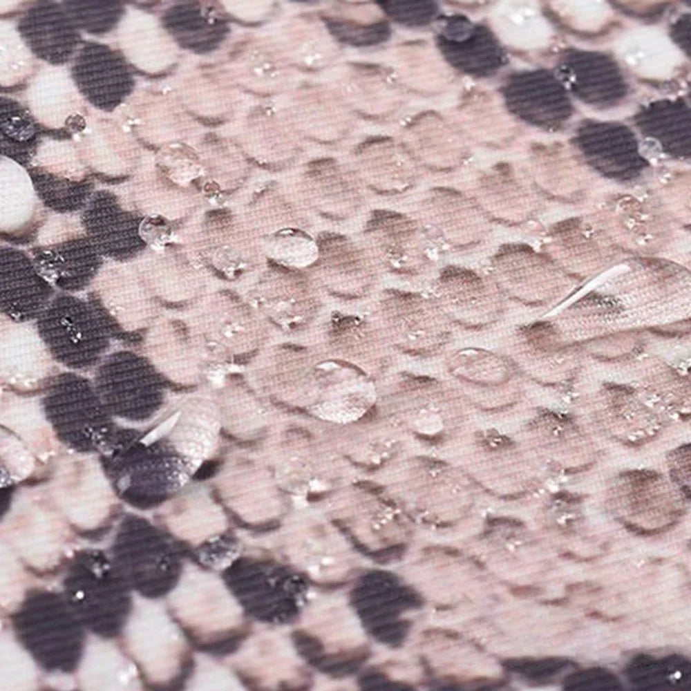 CANVASARTISAN H38-T0123 Snake Pattern Polyester Notebook Case Laptop Bag Protective Sleeve with Small Bag - Pink/for 11-inch Laptop - 6