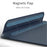 WIWU Skin Pro II Series Notebook Sleeve Bag for MacBook Pro 14 inch 2021 Waterproof Slim PU Leather Laptop Cover - Blue - 3
