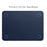 WIWU Skin Pro II Series Notebook Sleeve Bag for MacBook Pro 14 inch 2021 Waterproof Slim PU Leather Laptop Cover - Blue - 4