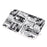 CANVASARTISAN H35-01 Newspaper Pattern Printing Laptop Protective Sleeve Case Notebook Carrying Cover Bag - White/11 inch - 3