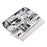 CANVASARTISAN H35-01 Newspaper Pattern Printing Laptop Protective Sleeve Case Notebook Carrying Cover Bag - White/11 inch - 4