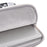 CANVASARTISAN H35-01 Newspaper Pattern Printing Laptop Protective Sleeve Case Notebook Carrying Cover Bag - White/11 inch - 6