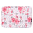 CANVASARTISAN H10-01 Tablet Sleeve Case PU Leather Flower Pattern Portable 360-degree Protective Computer Bag - Light Pink/11 inch - 1