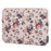 CANVASARTISAN H2-02 Laptop Sleeve Protective Case Fabric Flower Pattern Soft Carrying Zipper Bag Cover - Khaki/11 inch - 2