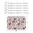 CANVASARTISAN H2-02 Laptop Sleeve Protective Case Fabric Flower Pattern Soft Carrying Zipper Bag Cover - Khaki/11 inch - 4