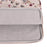 CANVASARTISAN H2-02 Laptop Sleeve Protective Case Fabric Flower Pattern Soft Carrying Zipper Bag Cover - Khaki/11 inch - 5