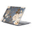 ENKAY HAT PRINCE for MacBook Pro 15 inch (2016-2017) A1707/ (2018-2019) A1990 Vintage Pattern Series Patterned Crystal Hard PC Two-Piece Structure Laptop Protective Case - Gold Peony - 1