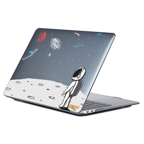 ENKAY HAT PRINCE for MacBook Pro 16 inch (2026) A3429 A3428 / (2025) A3186 A3403 / (2024) A2991 / (2023) A2780 / (2021) A2485 Planets Series Space Patterns Hard PC Sheer Laptop Case Cover - Backpack - 1