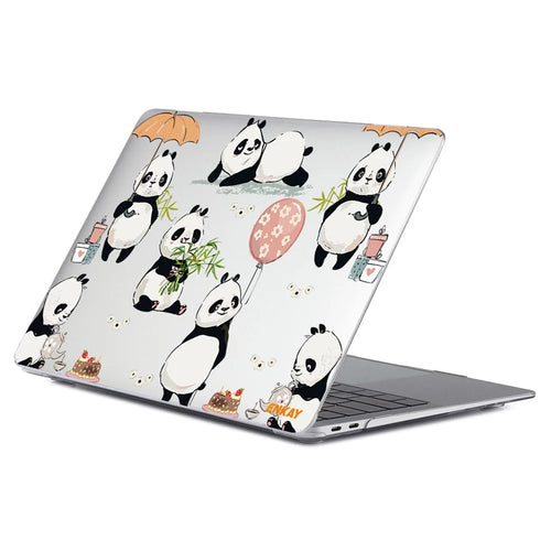 ENKAY HAT PRINCE For MacBook Pro 16 inch (2026) A3429 A3428 / (2025) A3186 A3403 / (2024) A2991 / (2023) A2780 / (2021) A2485 Cartoon Pattern Laptop PC Case Notebook Protective Cover - Panda - 1
