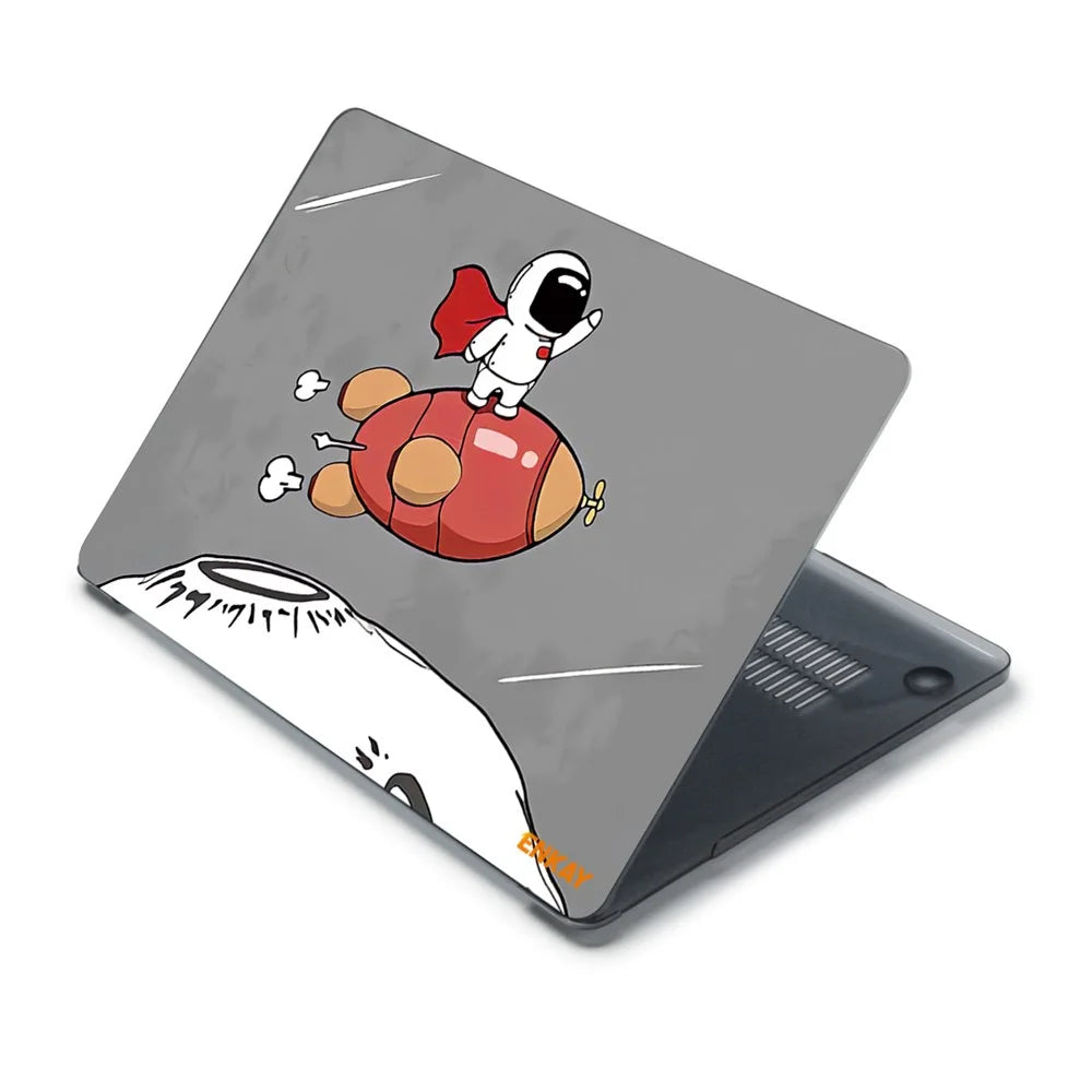 ENKAY HAT PRINCE for MacBook Pro 16 inch (2019) A2141 Planets Series Crystal Based Patterned Hard PC Laptop Protective Case Shell - Rocket - 3