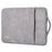 CANVASARTISAN L11-89 Anti-scratch PU Leather 14 inch Laptop Sleeve Case Large Portable Notebook Computer Handbag - Grey - 1