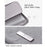 CANVASARTISAN L11-89 Anti-scratch PU Leather 14 inch Laptop Sleeve Case Large Portable Notebook Computer Handbag - Grey - 5