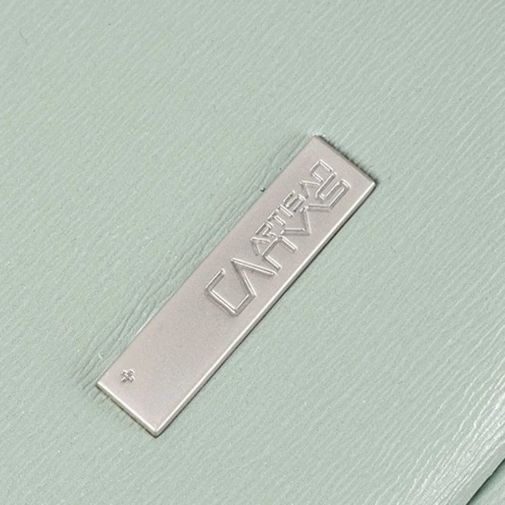 CANVASARTISAN L6-T0421 15 inch Notebook Sleeve Soft PU Leather Full Protection Laptop Computer Bag with Small Pouch - Green - 7