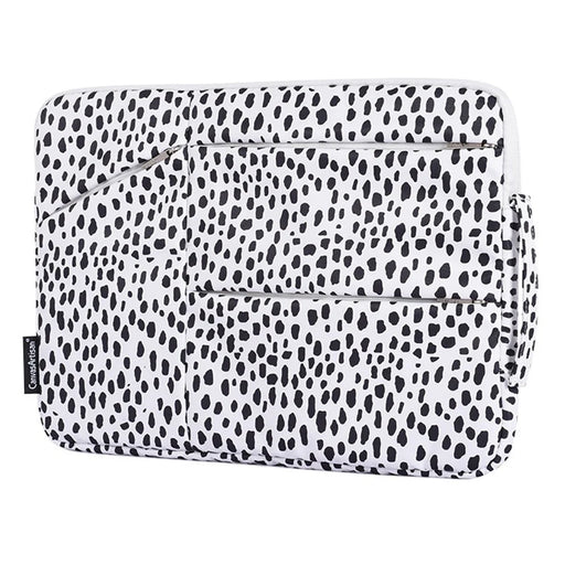 CANVASARTISAN H36-58 Scratch Resistant Carry Case for 13 inch Laptops Cow Pattern Shockproof Sleeve Bag with 3 Outer Pouches - 1