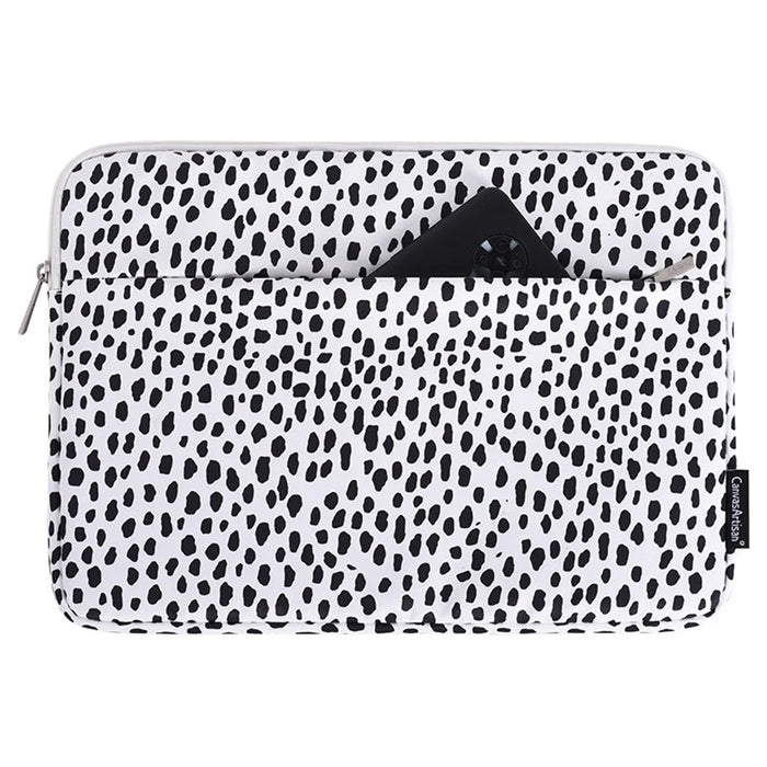 CANVASARTISAN H36-11 12 inch Laptop Carry Bag Notebook Computer Cow Pattern Portable Shockproof Sleeve Handbag Case - 2