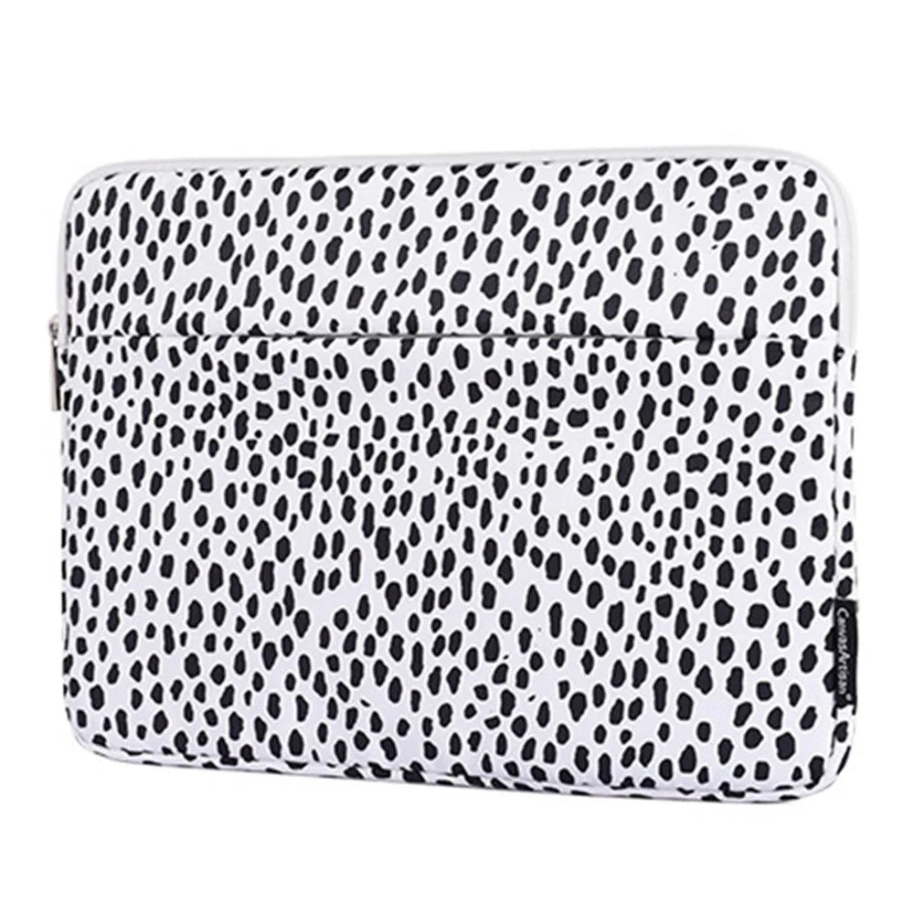 CANVASARTISAN H36-11 13 inch Notebook Computer Protection Sleeve for MacBook Air Pro MateBook D Stylish Cow Pattern Wear-resistant Shockproof Carrying Bag - 4