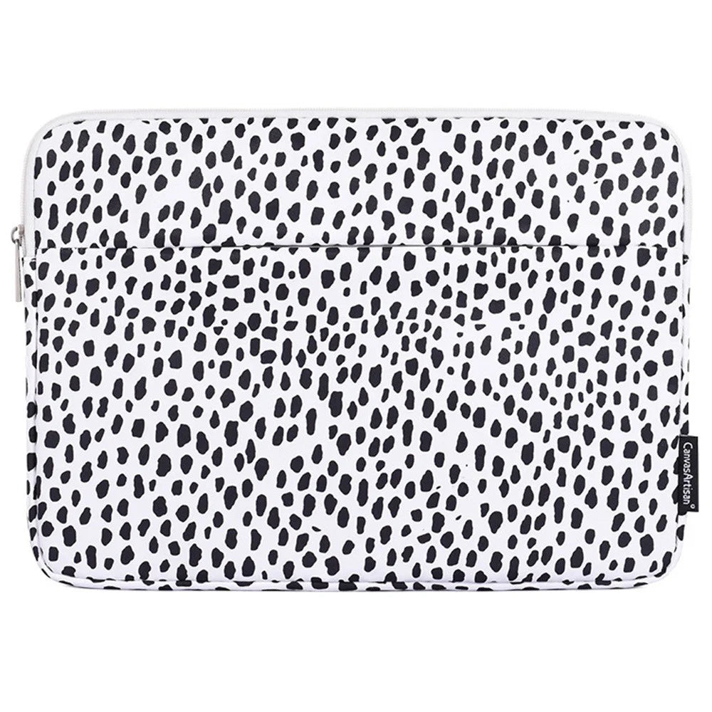 CANVASARTISAN H36-11 11 inch Laptop Bag for MacBook Notebook Computer Sleeve Stylish Cow Pattern Wear-resistant Shockproof Carrying Bag - 1