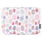 CANVASARTISAN G52-T0121 2Pcs/Set Easter Bunny and Eggs Pattern Notebook Bag 15-inch Smooth Zipper Laptop Sleeve + Small Bag - 5