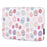 CANVASARTISAN G52-T0111 2Pcs/Set 12-inch Shockproof Liner Notebook Zipper Bag with Small Bag Easter Bunny and Eggs Pattern PU Laptop Sleeve - 2