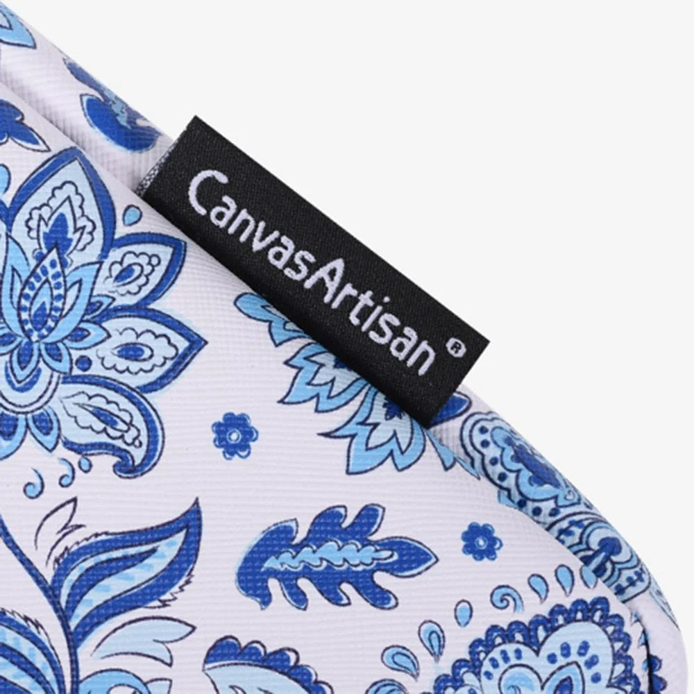 CANVASARTISAN G54-T0111 15 inch Laptop Carrying Bag for MacBook Pattern Printing PU Leather Notebook Computer Protection Sleeve with Small Pouch - 6