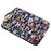 CANVASARTISAN H18-89 Soft Lining 12-inch Notebook Watercolor Letter Pattern Zipper Bag Laptop Handbag - 5
