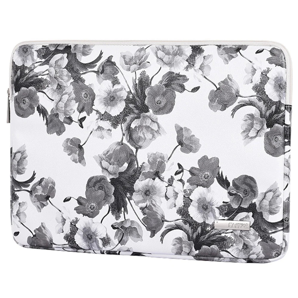 CANVASARTISAN G1-01 Shockproof Sleeve Bag for 14 inch Laptops Digital Printing Flower Pattern Anti-scratch Carry Case - 2
