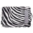 CANVASARTISAN H33-89 14 inch Laptop Hand Bag for MacBook Pro Zebra Pattern Notebook Computer Pouch Soft Lining Sleeve Case - 1