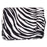 CANVASARTISAN H33-89 14 inch Laptop Hand Bag for MacBook Pro Zebra Pattern Notebook Computer Pouch Soft Lining Sleeve Case - 4