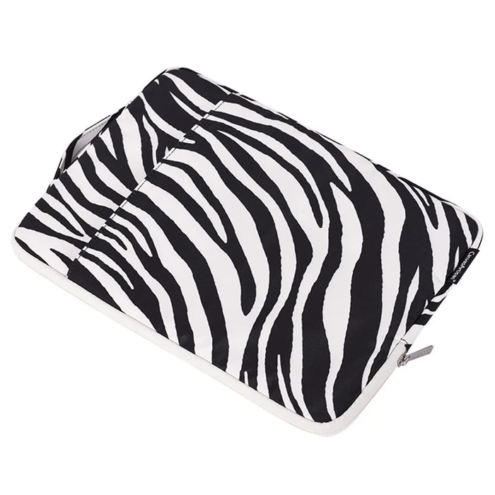 CANVASARTISAN H33-89 14 inch Laptop Hand Bag for MacBook Pro Zebra Pattern Notebook Computer Pouch Soft Lining Sleeve Case - 6
