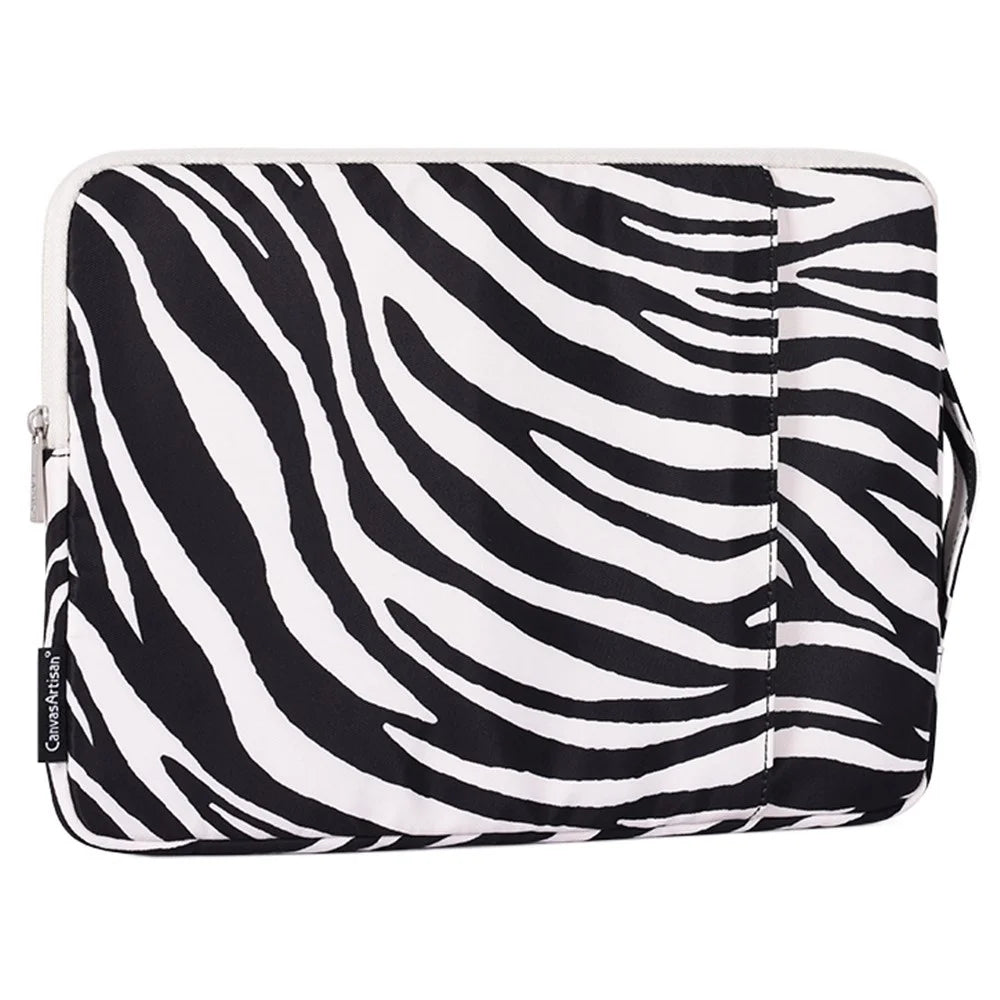 CANVASARTISAN H33-89 12 inch Laptop Handbag for Microsoft Surface Book Stylish Zebra Pattern Computer Protection Sleeve Portable Bag - 4