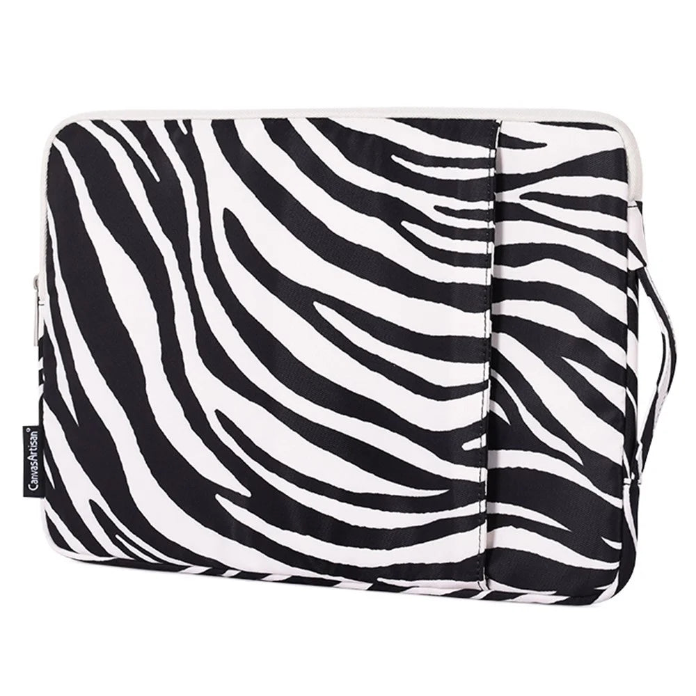 CANVASARTISAN H33-89 12 inch Laptop Handbag for Microsoft Surface Book Stylish Zebra Pattern Computer Protection Sleeve Portable Bag - 5