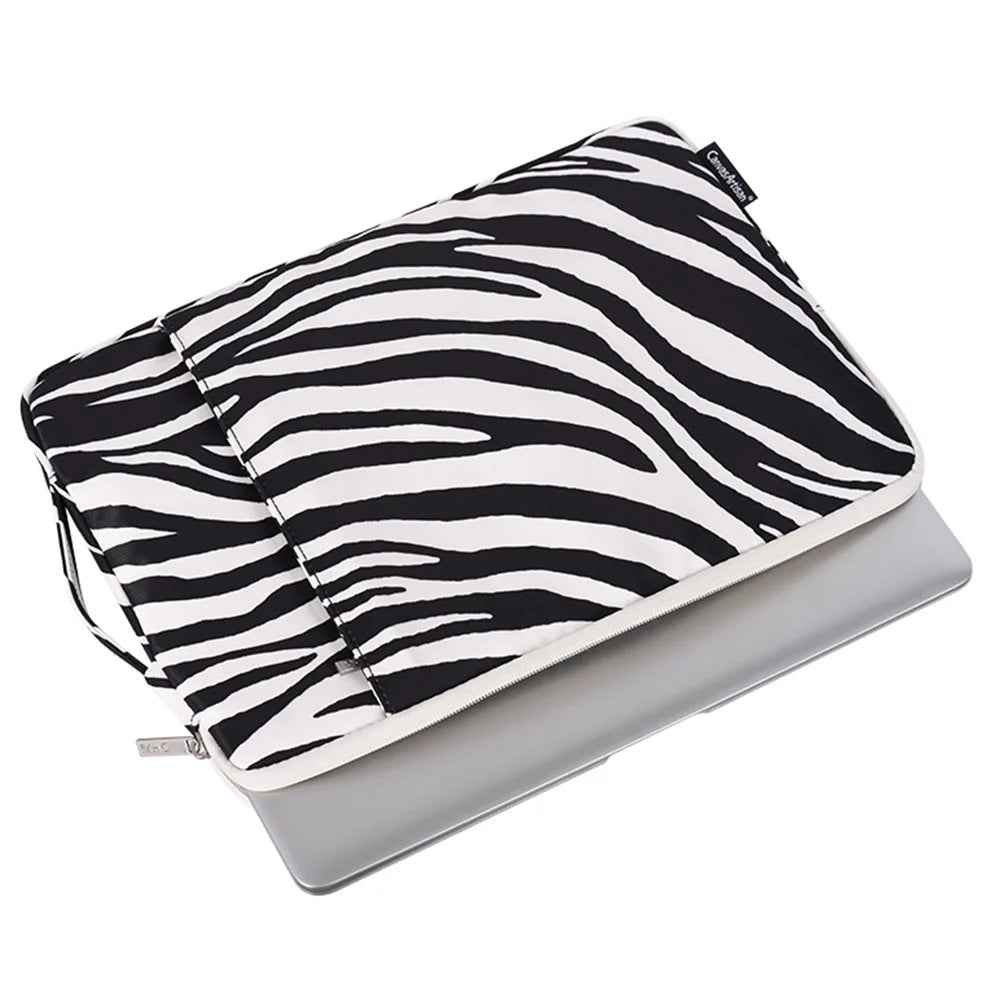 CANVASARTISAN H33-89 11 inch Laptop Pouch Bag for MacBook Air Fashionable Zebra Pattern Notebook Computer Protection Sleeve Case - 3