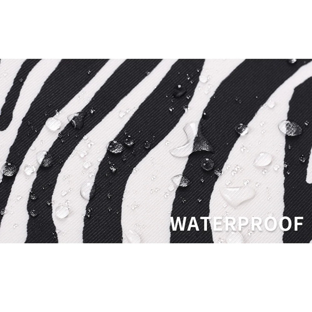 CANVASARTISAN H33-19 12 inch Notebook Computer Pouch for MacBook Air Waterproof Zebra Pattern Anti-scratch Laptop Protection Bag Cover - 6