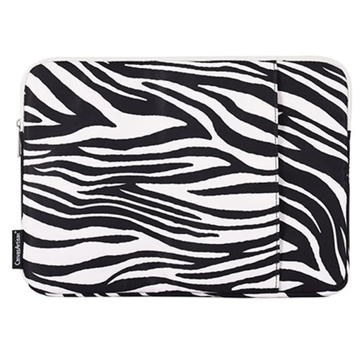 CANVASARTISAN H33-19 13 inch Anti-dust Laptop Sleeve for MacBook Air Waterproof Zebra Pattern Convenient Carrying Notebook Computer Protection Bag - 2