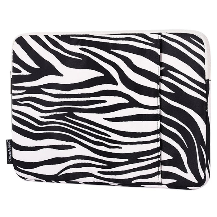 CANVASARTISAN H33-19 13 inch Anti-dust Laptop Sleeve for MacBook Air Waterproof Zebra Pattern Convenient Carrying Notebook Computer Protection Bag - 5