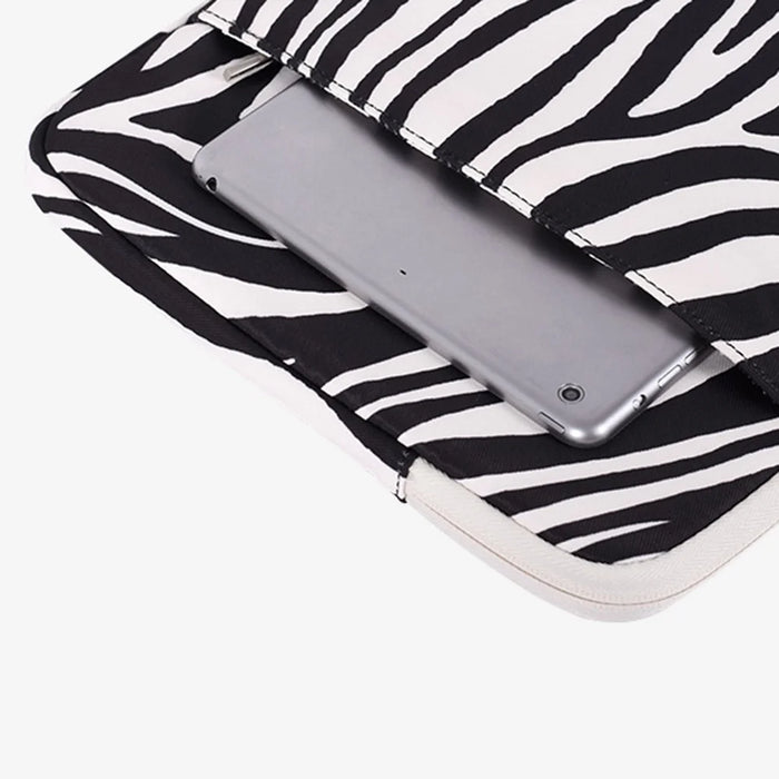 CANVASARTISAN H33-19 15 inch Large Laptop Computer Bag for Microsoft Surface Book Fashionable Zebra Pattern Shockproof Notebook Computer Sleeve Protection Cover - 7