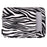 CANVASARTISAN H33-19 11 inch Laptop Computer Sleeve for MacBook Air Waterproof Zebra Pattern Convenient Carrying Notebook Protection Cover - 1