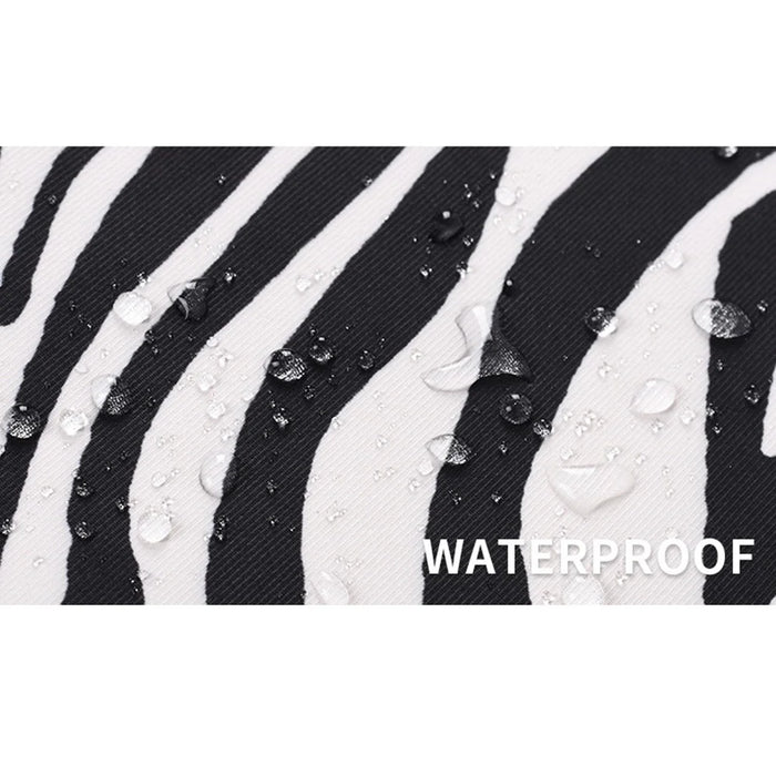 CANVASARTISAN H33-19 11 inch Laptop Computer Sleeve for MacBook Air Waterproof Zebra Pattern Convenient Carrying Notebook Protection Cover - 6