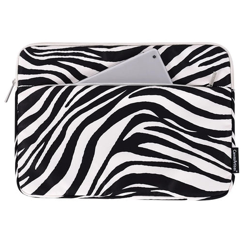 CANVASARTISAN H33-11 Zebra-stripe Pattern Shockproof Sleeve Bag for 11 inch Laptops Scratch Resistant Carry Case - 1