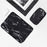 CANVASARTISAN H32-T0111 Marble Pattern Portable Sleeve Bag for 12 inch Laptops Anti-Scratch Carry Case Notebook Waterproof Slim Case with Small Bag - Black - 4
