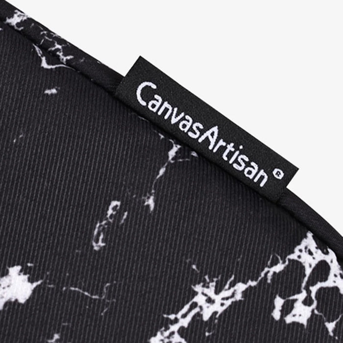 CANVASARTISAN H32-T0111 Marble Pattern Portable Sleeve Bag for 12 inch Laptops Anti-Scratch Carry Case Notebook Waterproof Slim Case with Small Bag - Black - 7