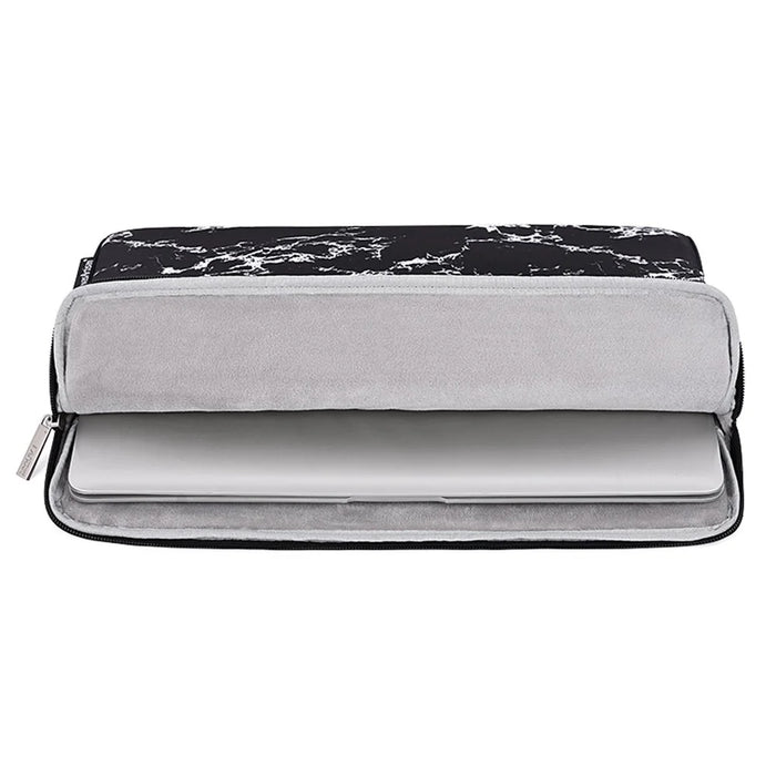 CANVASARTISAN H32-01 Marble Pattern Sleeve Bag for 13 inch Laptops Anti-Scratch Carry Case Shockproof Notebook Portable Storage Bag - White - 5