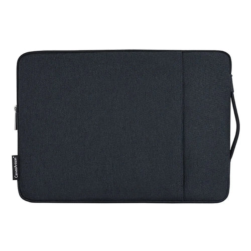 CANVASARTISAN L25-89 Shockproof Portable Zippered Bag for 13 inch Notebook Storage Sleeve Bag Business Style Laptops Carry Case with Handle Strap - Navy Blue - 1
