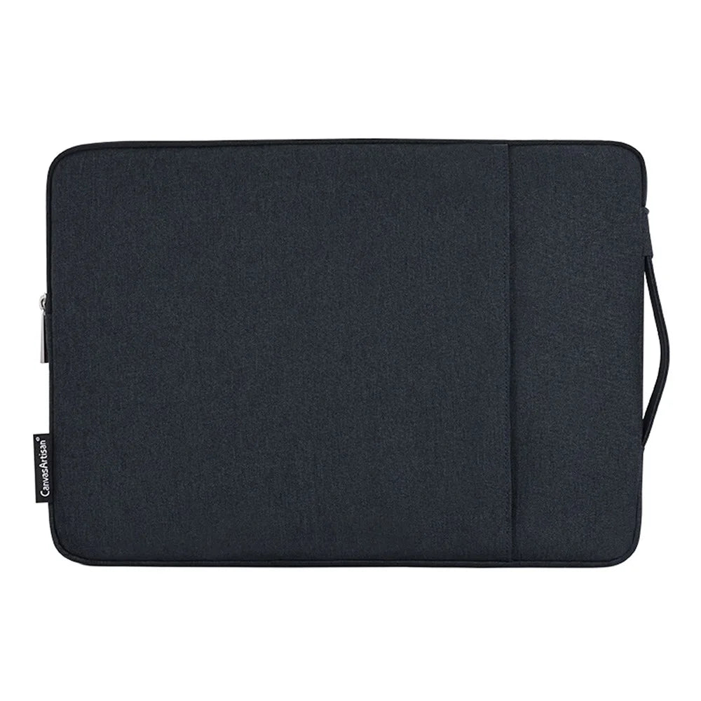 CANVASARTISAN L25-89 Business Style Portable Carry Case for 14 inch Laptops Anti-Scratch Notebook Sleeve Bag with Handle Strap - Navy Blue - 1