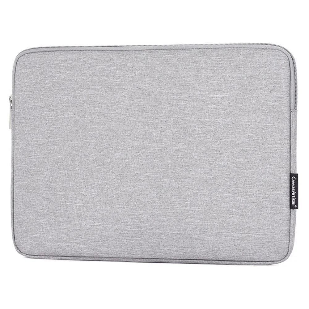 CANVASARTISAN L25-53 Shockproof Carry Case for 11 inch Laptops Scratch Resistant Notebook Business Style Sleeve Bag - Light Grey - 3