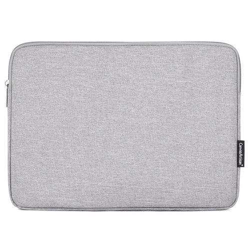 CANVASARTISAN L25-53 Shockproof Sleeve Bag for 12 inch Notebook Protector Scratch Resistant Business Style Laptops Carry Case - Light Grey - 1